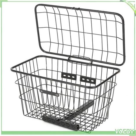 Panier de scooter - FAFEICY - Modèle universel - Fer 50x27x20 cm - Cadre en T - Structure métallique robuste (1/5)