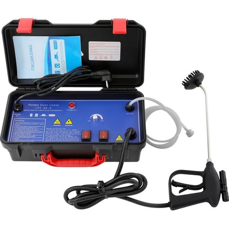 HAUTOUR 3000 W Nettoyeur vapeur de voiture haute température portable haute pression nettoyeur vapeur multi-usage cuisine hotte climatisation machine de nettoyage automobile, 2-3.5bar, 43x24x19 cm (1/5)