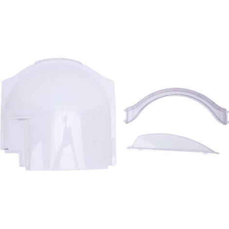 Kit de glissière de porte moustiquaire de camping-car style bulle transparent 4812-01 avec butée et support remplacement pour Dexter main droite (1/5)