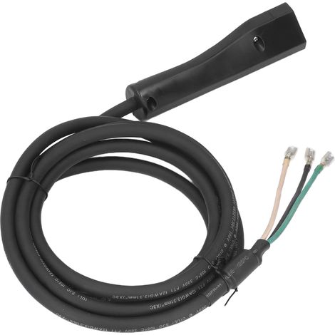 Prise de charge Club Car avec câble 604321 48V 3 broches ABS, pièce de rechange, convient aux véhicules électriques EZGO RXV fabriqués en 2008 et après. (1/5)