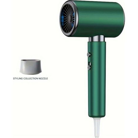 Sèche-cheveux à ions à haut niveau portable, sèche rapidement sèche, adapté à la famille, aux voyages, au dortoir