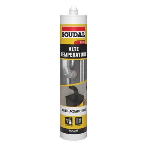 SILICONE ALTE TEMPERATURE SOUDAL 310 ml - Nero - SOUDAL