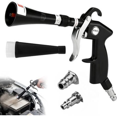 Pistolet De Nettoyage Voiture, Soufflette Air Comprimé, Pistolet De Nettoyage À Air Comprimé, Pistolet Nettoyage Voiture, Pistolet Air Comprimé Pistolet A Air Comprimé, Pour Le Nettoyage Des Voitures (1/5)