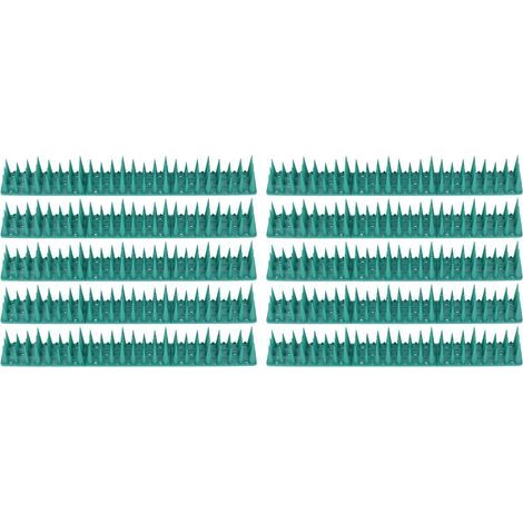 10 pieces 36CM plastic bird deterrent spikes, cat repellent, anti-theft wall for the garden (1/5)