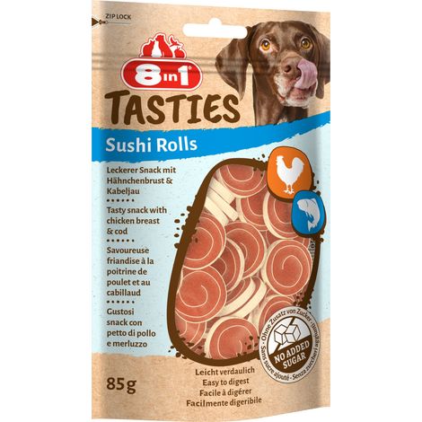 8in1 Hundeleckerli Sushi Rolls 85 g (1/3)