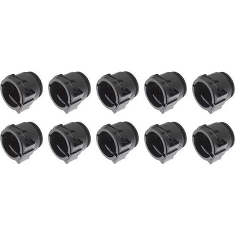 10 pièces 17127799184 Raccord de durite de radiateur verrouillable pour BMW Série 1 2 3 4 5 7 F10 F11 F12 F20 F21 F23 F45 F30 F32 X1 X3 X4 (1/5)