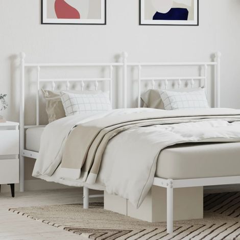 Tête de lit,Panneau de lit,Pour Lit adulte,Décoration murale Enfant métal blanc 180 cm XZZZ546049 (1/5)