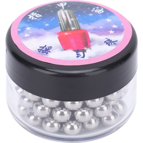 Billes en acier inoxydable 304 pour agitateur de vernis à ongles, pièces industrielles 15/64 pouces (1/5)