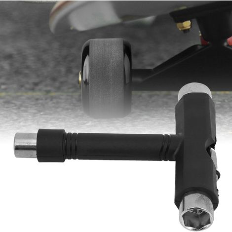 Ensemble d'outils de tournevis portables robustes pour skateboard, comprenant une clé en T et une clé en L. (1/5)
