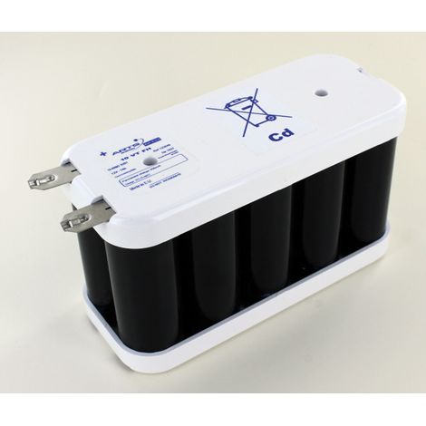 Batterie Ni-Cd 12V 7Ah 10VTF Flasques Saft (132649)