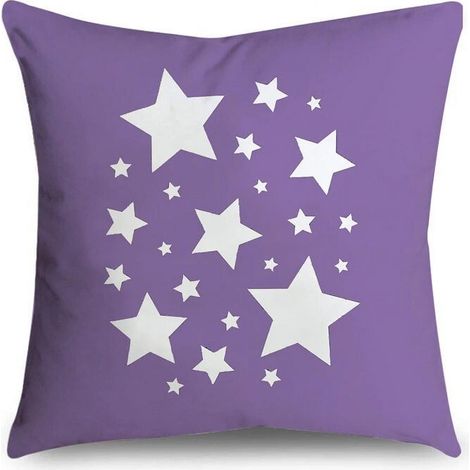 Taie D'oreiller - Coton Linen - Imprimé Floral Géométrique - Double Face - Pour Canapé Lit Chaise Voiture Intérieur Extérieur - 40x40 cm (1/5)