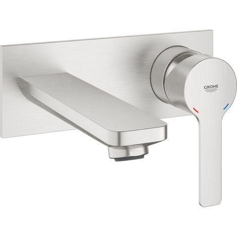 Grohe Lineare - Miscelatore M ad incasso per lavabo, montaggio a 2 fori, supersteel 19409DC1 (1/4)