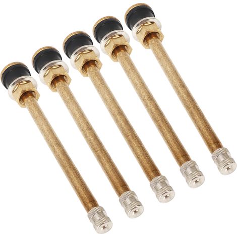 20 Stück 5-Zoll-Klemmventile für LKWs, TR574 Kupfer, schlauchlos, gerade, für 0,625-Zoll-Ventilbohrung (1/5)