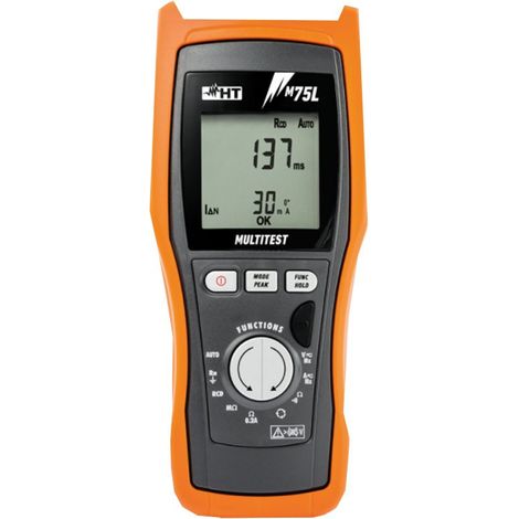Multimetro TRMS per verifica sicurezza CEI 64-8 M75L HT HV00075L