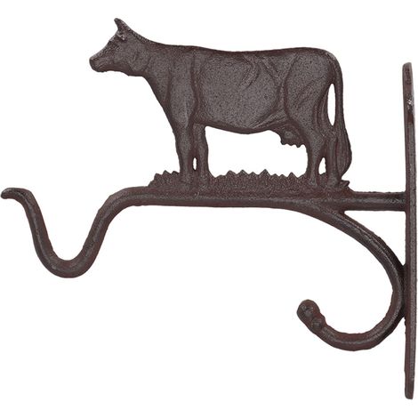 Gartendekoration esschert-design plant hanger hook cow Gusseisen 21.4x17.1 cm (1/2)