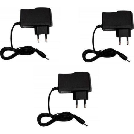Lot de 3 ransformateurs 12W  (1A) 12V type DC (1/2)