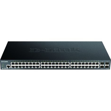 D-Link DGS-1250-52X 48-port Gigabit Smart Managed Switch with 4x 10G SFP+ ports (1/3)
