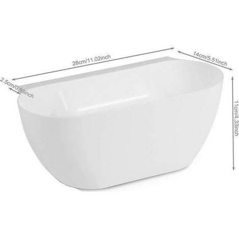 2pcs Collecteur déchets cuisine - Capacité 3 8 litres Suspendu sous plan de travail - Cuisine et salle de bain (1/5)