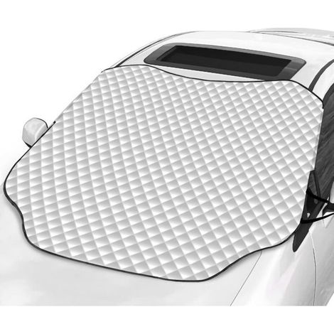 Pare-soleil avant de voiture - PZCC - 147x116 cm - Aimants intégrés - Pliable - Anti-UV (1/4)