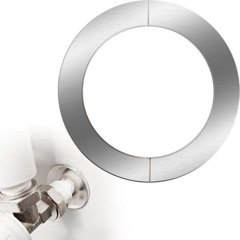 Rosace de Recouvrement pour Tuyau de Poêle en Acier Inoxydable, DN 120 mm, Rosace cheminée, Embout de Cheminée, Plaque de Base pour Poêle, Adapté à Tuyaux de Chaudières