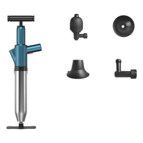 Deboucheur WC Puissant Deboucheur Toilette Haute Pression Avec BaromèTre 4 in 1 Pompe Deboucheur Canalisation pour Déboucher les Toilettes/Lavabo/Baignoire/Drain de Sol (1/5)