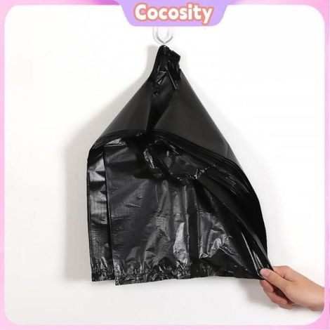 Cocosity Sac poubelle 50PCS Sacs Poubelles Noirs Épais PE Grande Capacité Pour Cuisine Bureau droguerie plastique (1/5)