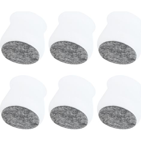 16 protège-pieds de chaise antidérapants en feutre de silicone, pour pieds de meubles, protège-pieds de tabouret et de table. (1/5)