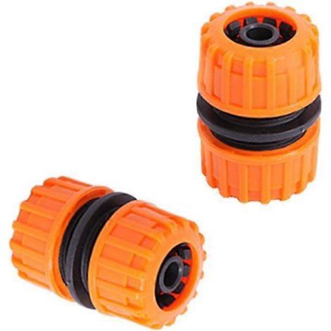 Ensemble de 2 raccords de tuyau d'arrosage en plastique de 1/2 pouce (1/4)