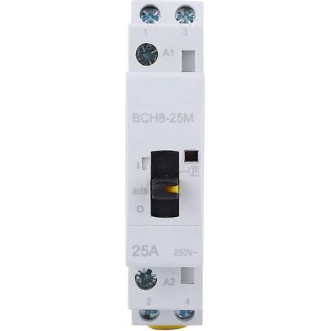 Haushalts-Wechselstrom-Schütz BCH8-25M mit manueller Funktion 2P25A 24V2NO