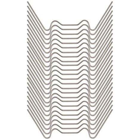 Ahlsen 100 Pcs Clips de Vitrage pour Serre7.51.5cm Clip de Vitrage Type W Clips de Vitrage pour Serre de Jardin Clips pour Vitre de Serre Acier Inoxy pour Fixation de Verre de Serre Effet de Serre (1/4)
