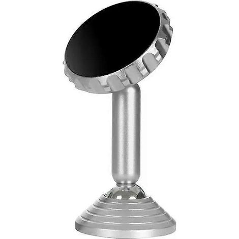 Support magnétique pour téléphone portable Q7 pour voiture ou maison, avec double aimant puissant et fixation pour tableau de bord et navigation (argenté). (1/2)