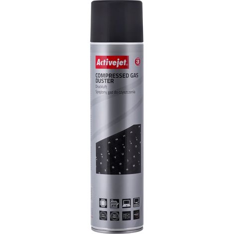 Activejet aoc-201 kit di pulizia per computer pulitore ad aria compressa per la pulizia di apparecchiature cd/dvd 600 ml (1/3)