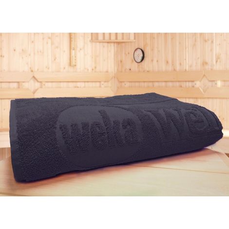 Saunahandtuch Anthrazit L 190 x B 70 cm