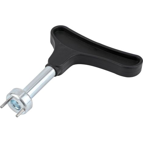 Clé à Crampons pour Chaussures de Golf, Alliage de fer Outil de Remplacement de Crampons pour Chaussures de Golf avec poignée Confortable Extracteur de Crampons pour Chaussures de Golf (Noir) (1/5)