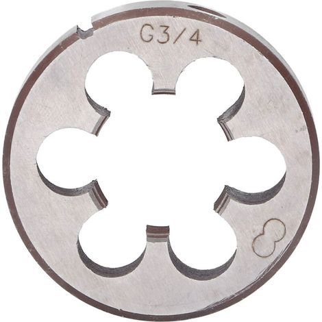 Filière Ronde Cylindrique Droite pour Filetage G3/4, Outil à Main pour Tuyaux