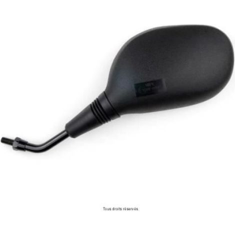 Retroviseur Scooter - Gauche - Verre Convexe 120° - Fixation Tige 8–12 mm - Compatible Tous Scooters Électriques et Thermiques - 1 Pièce