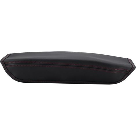 Ein schwarzer Lederschutz für die Mittelarmlehnenabdeckung aus PU-Leder für Honda Civic 8 (1/4)