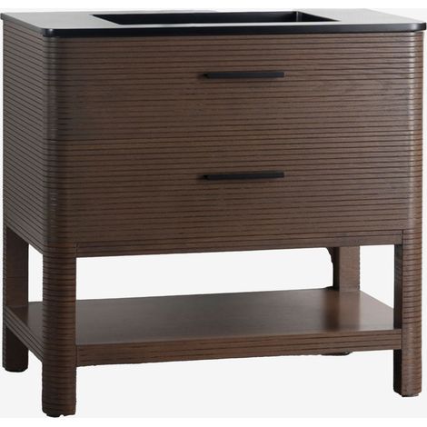 Conjunto de mueble de baño en madera con lavabo integrado Misene SKLUM             