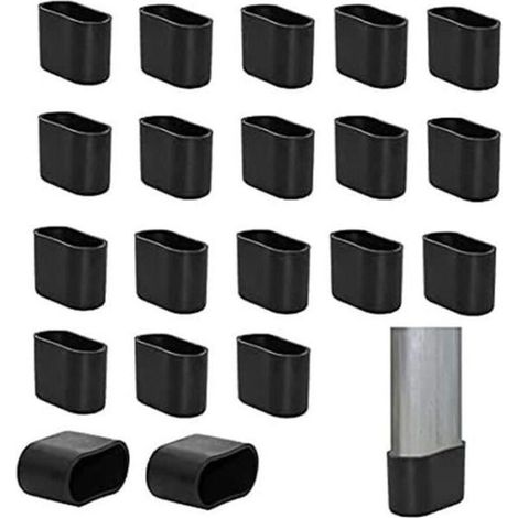 Lot de 20 embouts de pieds de chaise protection pieds de chaise protection sol embouts pieds pour chaises de jardin (1/4)