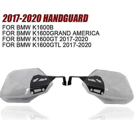 Protège-mains et pare-brise neufs pour BMW K1600GT/GTL/B/Grand America (2017-2017), gris foncé. (1/5)