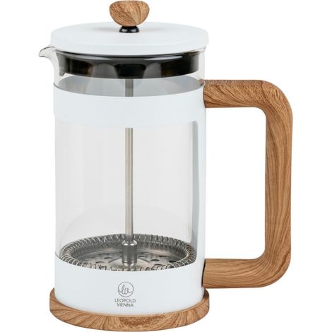 LEOPOLD VIENNA CAFETIÈRE/THÉIÈRE À PISTON FRANCA 600ML, BLANC LV117027