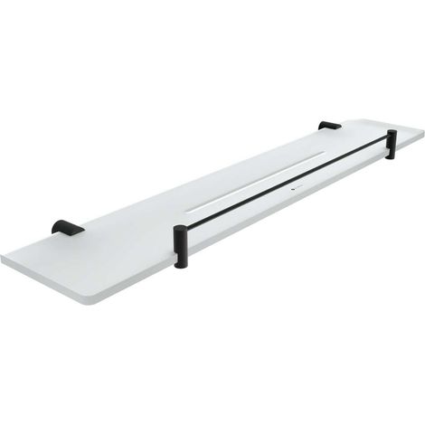 Nimco Bormo - Mensola, lunghezza 60 cm, nero opaco BRC X460-X-90 (1/2)