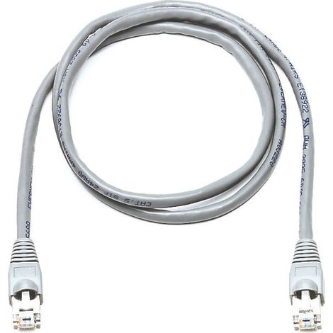 Câble Ethernet cat 5e Avec connecteur Gris / , STP, 2m ( Prix pour Paquet de 25 )