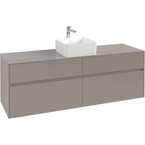 Villeroy & Boch Collaro Meuble sous-lavabo, 4 tiroirs, suspendu, (1/2)