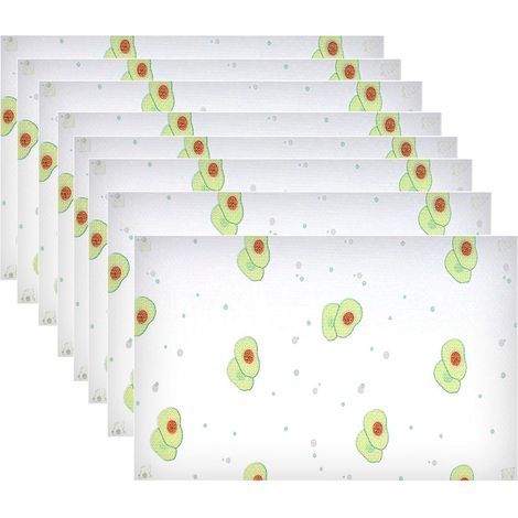 CCYKXA Pieces EVA Non-Slip Non-Stick Refrigerator Mat, EVA Fridge Mat, Washable Refrigerator Mat, Plastic Mat