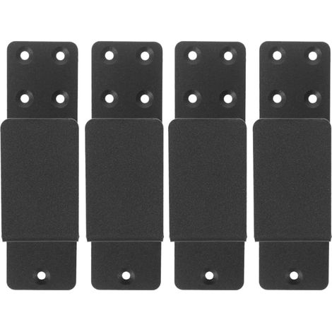 Supports de porte en acier robuste Healeved forme U, conception renforcée, sécurité pour portes (1/5)