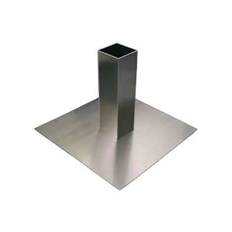 Pied de toit plat FDF en aluminium pour application étanche à la diffusion de la vapeur - la Coupe transversale 192x192