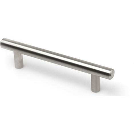 Tirador tubular acero inoxidable 96mm muebles armarios (1/5)