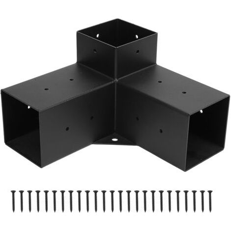 RHG Supports de pergola d'angle à Angle Droit en Acier Inoxydable avec vis pour poutres en Bois de 9.25x 9.25 cm (1PCS) (1/5)