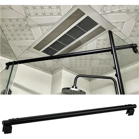 Barre de support en verre pour douche, stabilisatrice porte